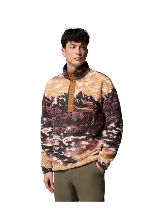 Helvetia II Printed Half Snap Fleece