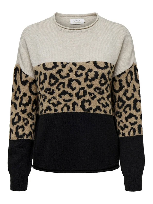 Jade Animal LS O Neck Knt Noos