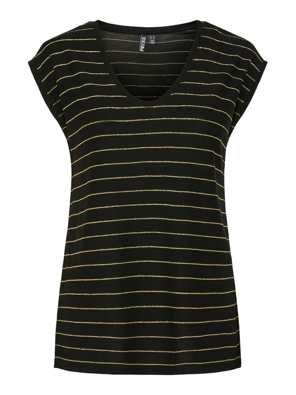 Pcbillo Tee Lurex Stripes