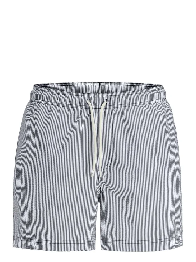 Ocean Seersucker Swim Shorts Ln
