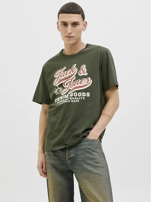 JJElogo Tee Ss O Neck 2 Col Aw25 Sn