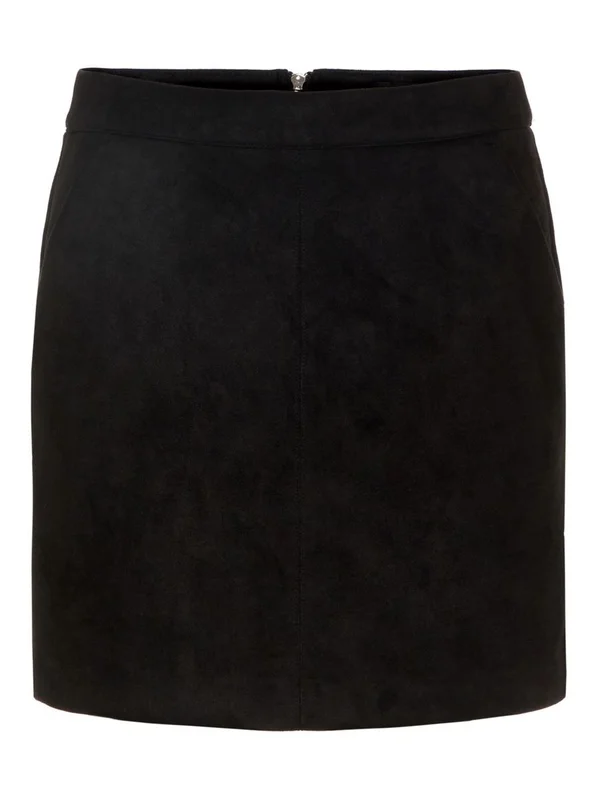 Donnadina Fauxsued Short Skirt
