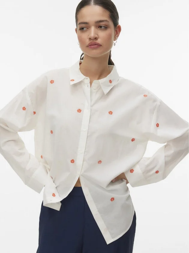 Vmodona Ls Shirt Wvn Noos