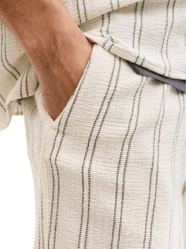Jaiden Coba Stripe Jog Shorts Reg Ln