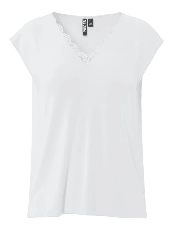 Pckamala Lace V Neck Tee