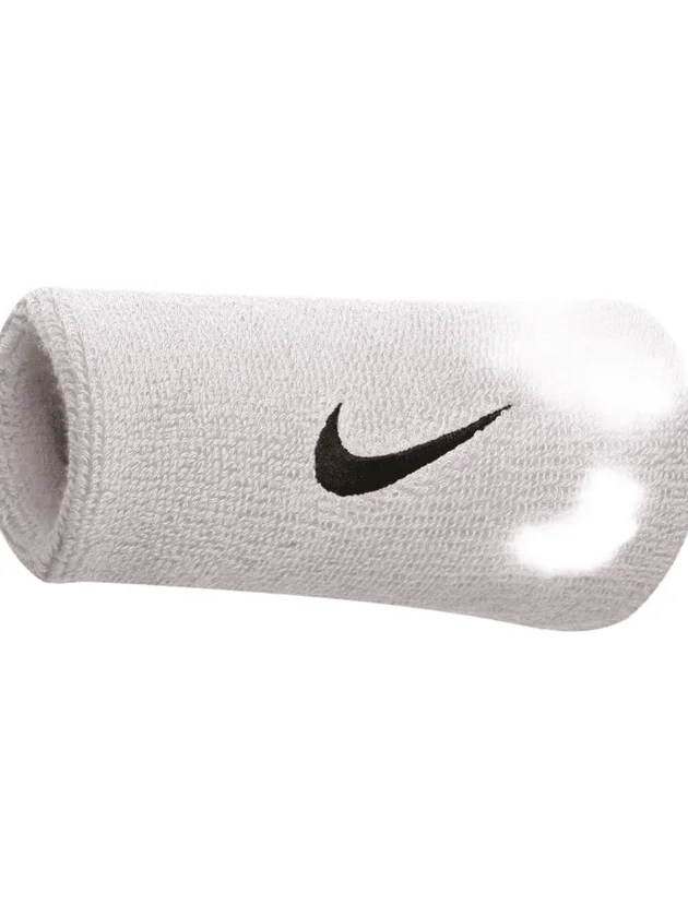 Swoosh Doublewide Wristbands 2 Pk