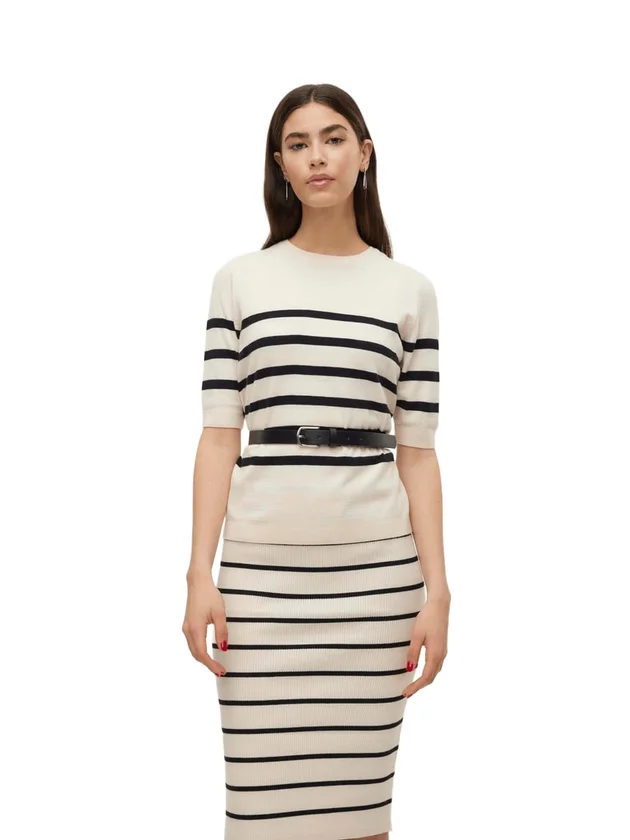 Saba Plain Ss O Neck Pullover Ga Noos
