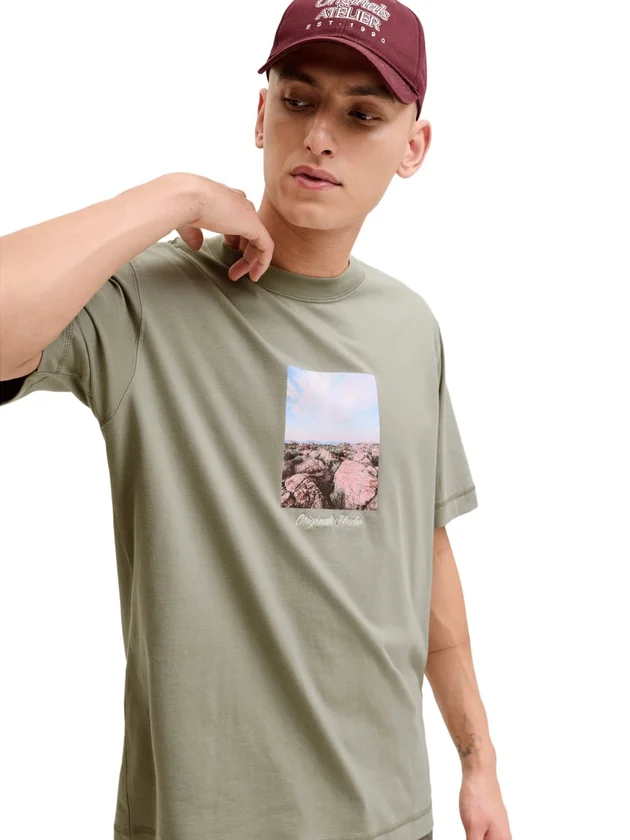 Jornorrebro Photo Tee Ss Crew Neck Ln