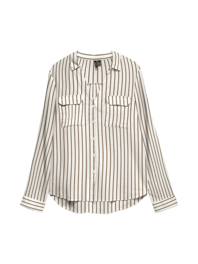 VMLINN Bumpy LS Shirt Wvn Noos