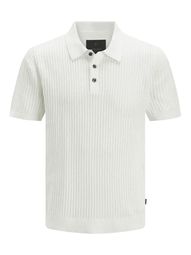 Knit Structure Polo SS