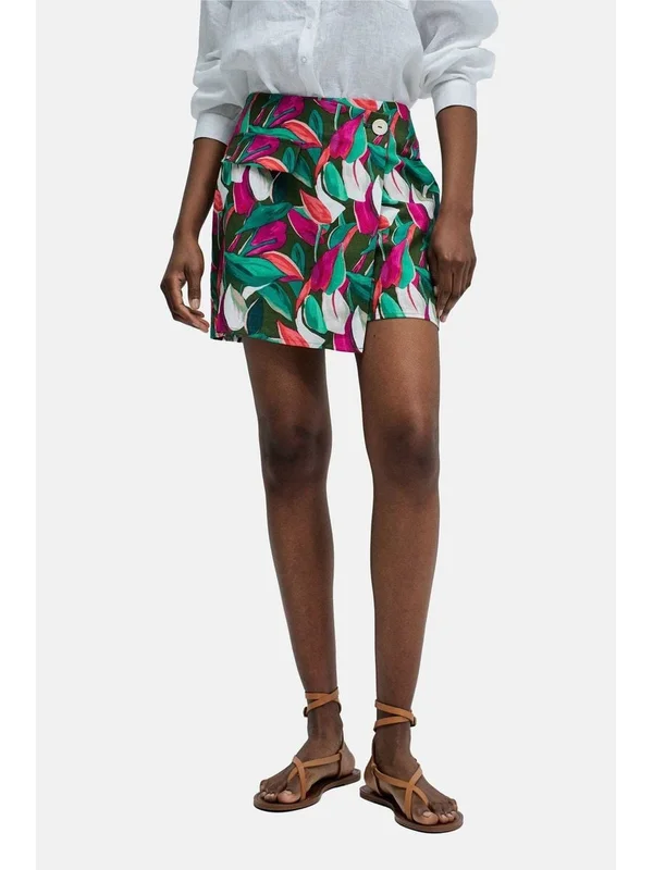 Printed Skort