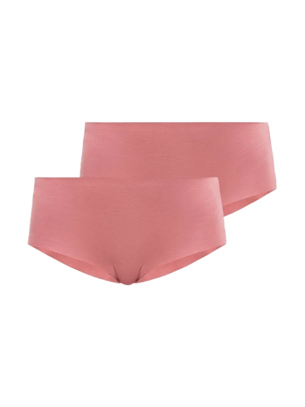 Invisible Cotton Mini Shorts 2P
