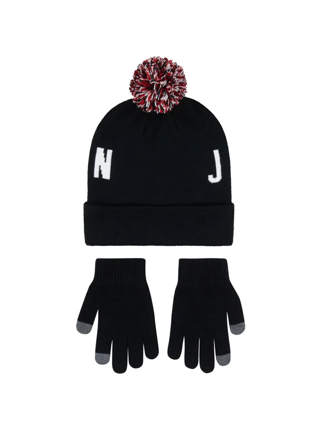 HBR Pom Beanie Set