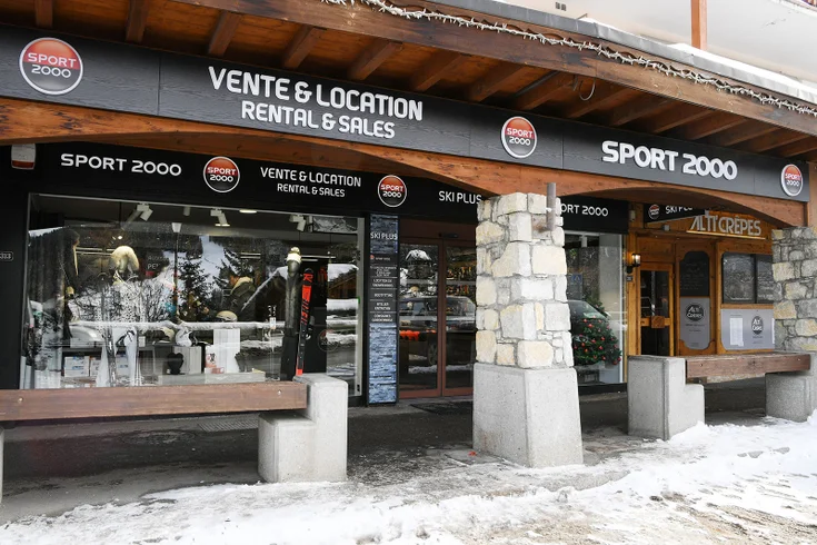 Façade extérieure magasin Sport 2000 Montagne