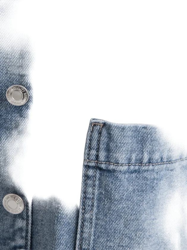 Jamie LS Denim Shacket Mix Ga Noos