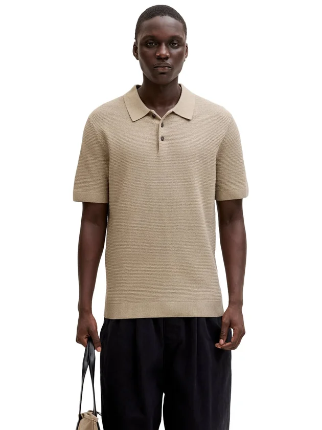 Bluriley Knit Polo Ss Sn