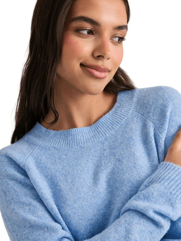 Offy LS O Neck Blouse Ga Noos