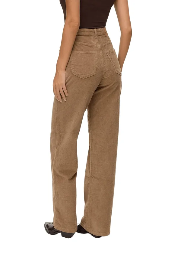 Tessa Hr Wide Corduroy Pants