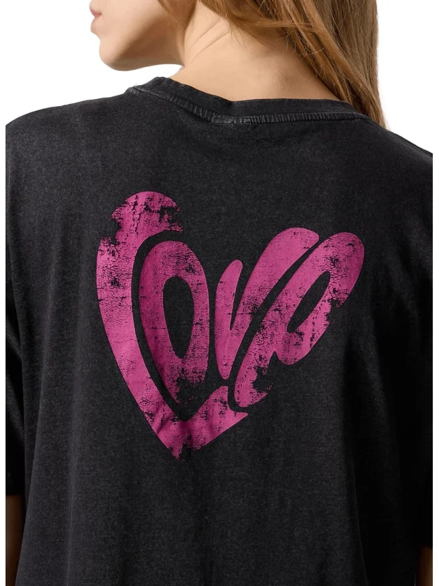 PCELOISE SS Washed Print Tee