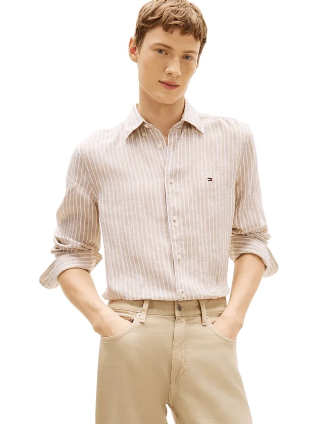 Linen Bengal Stripe RF Shirt