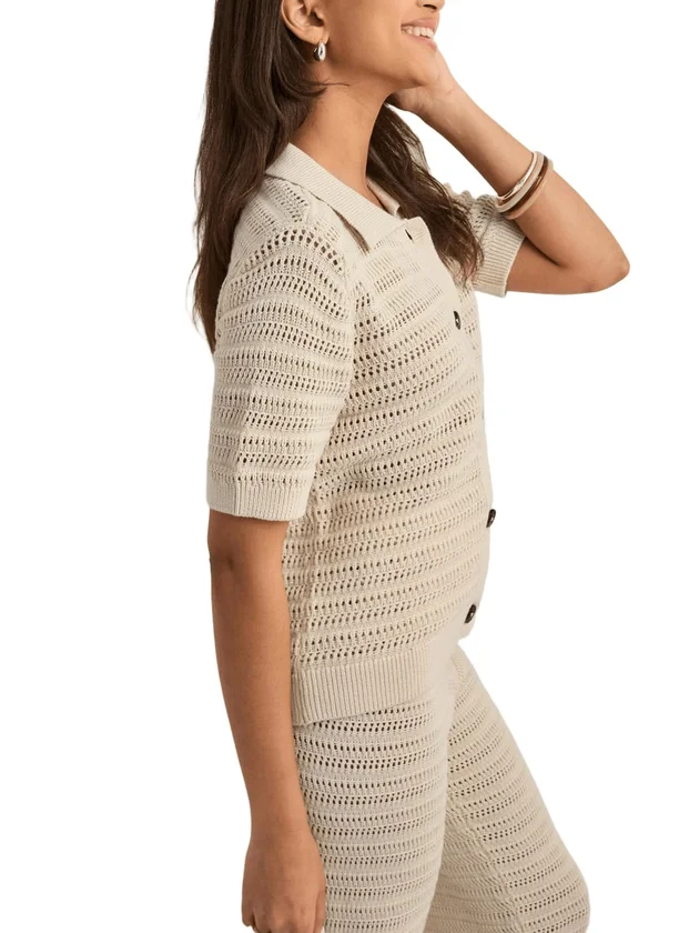 Hayley 2 4 Poloneck Cardigan Boo