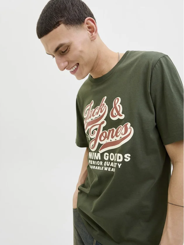 JJElogo Tee Ss O Neck 2 Col Aw25 Sn