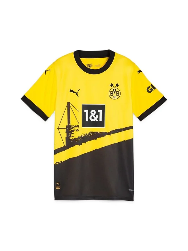 Maillot BVB Home Junior PUMA dryCELL, performance et style éco-responsable