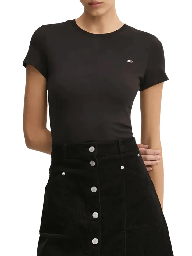 Slim C Neck Tee