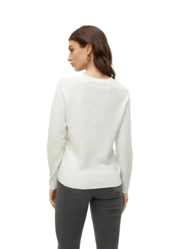 Offy LS O Neck Blouse Ga Noos