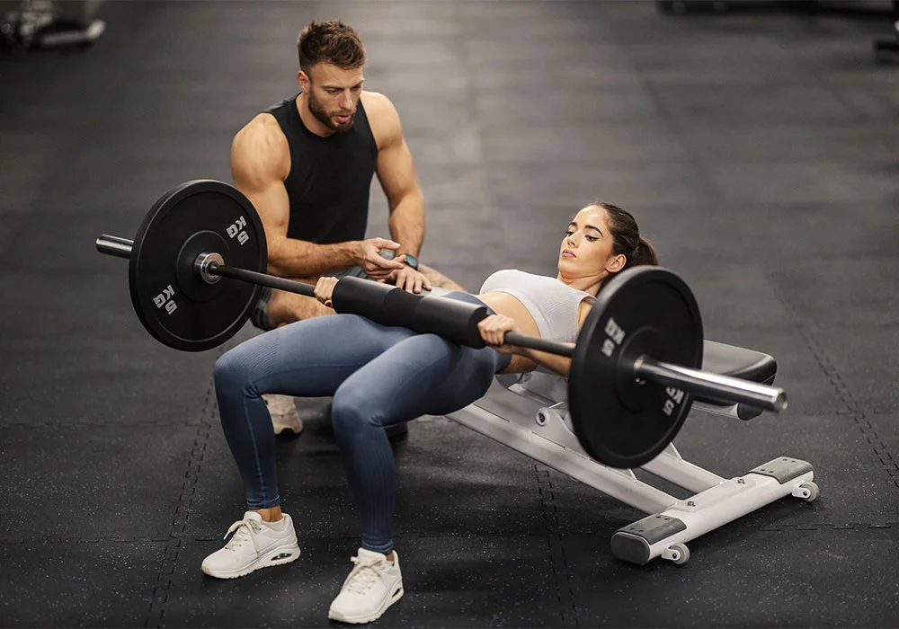 Hip thrust / Pont fessier avec barre