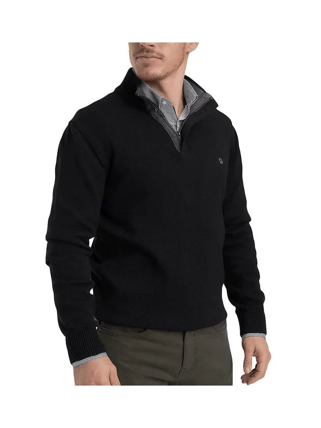 Classic Pull Col Zip