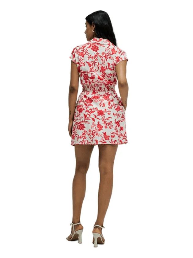 Floral Print Short Dress