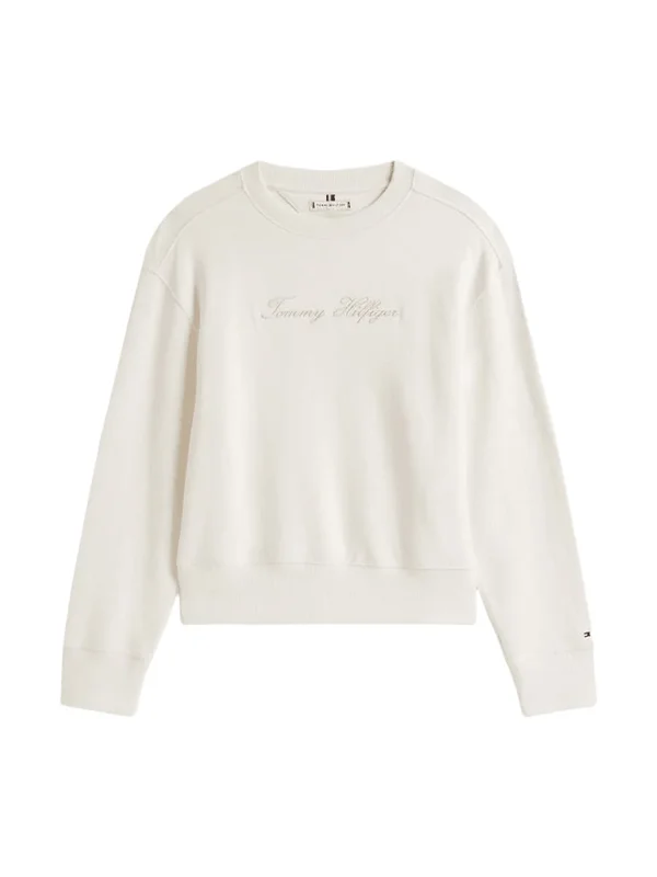 Lurex Script Reg Swtshrt