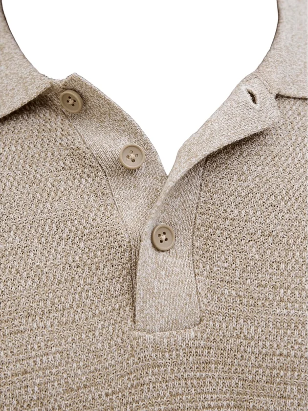George Knit Polo LS Sn