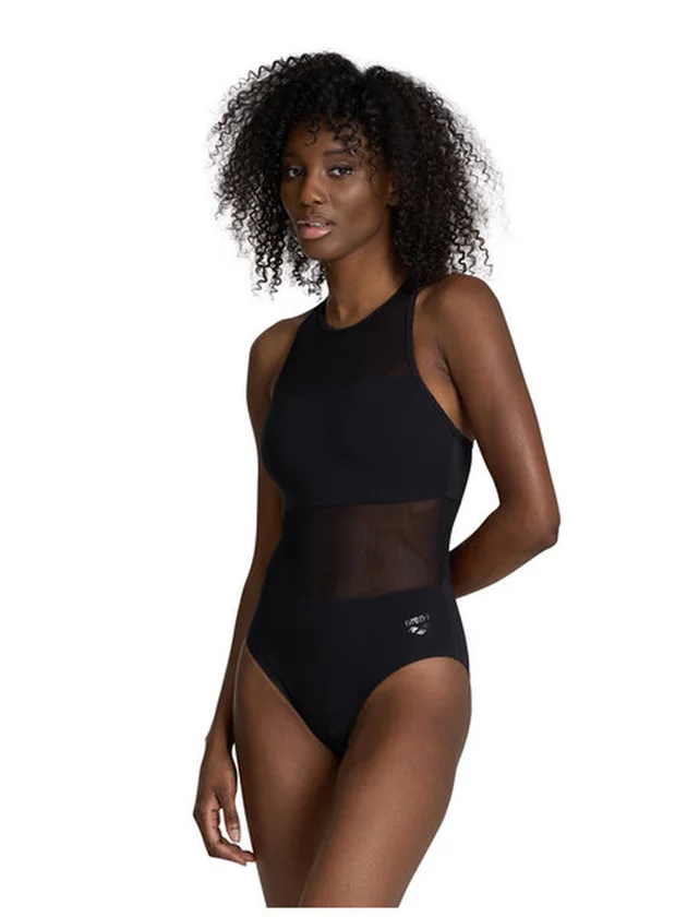 Mesh Panels Swimsuit