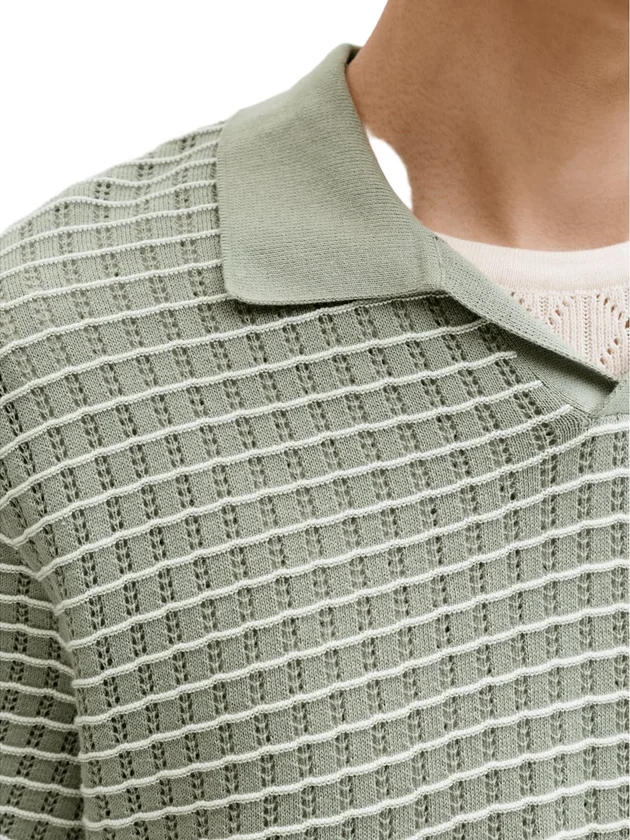 Jornantucket Knit Split Neck Polo