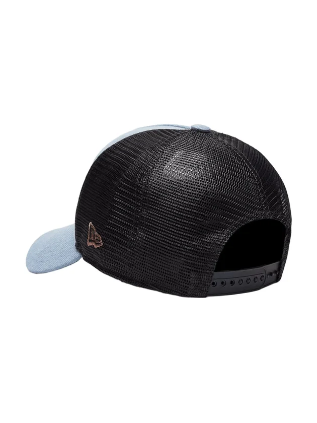 Denim Leather Patch Trucker