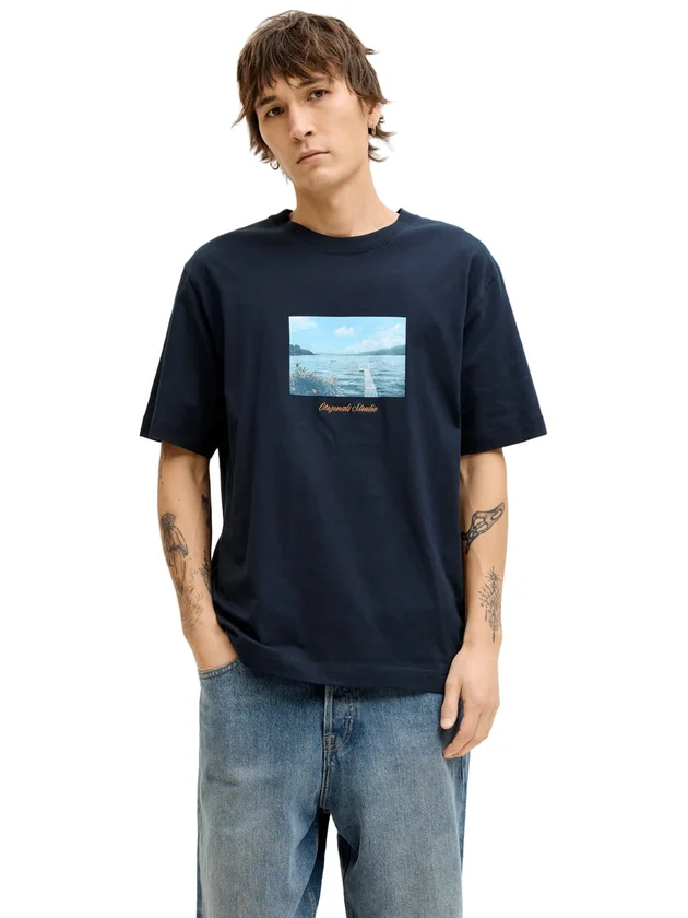 Jornorrebro Photo Tee Ss Crew Neck Ln