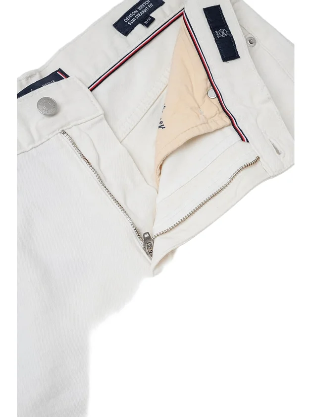 Slim Straight Denton White DC