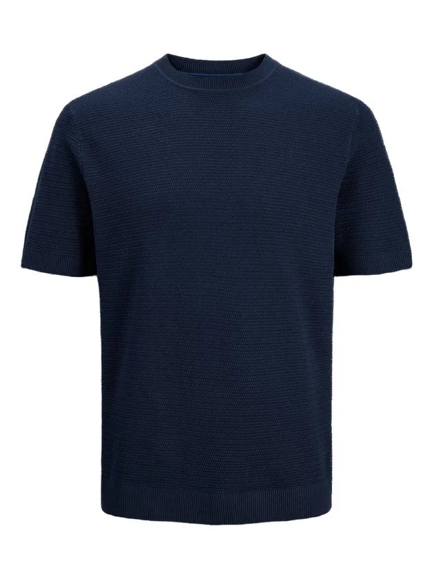 Bluriley Knit Crew Neck Ss Sn