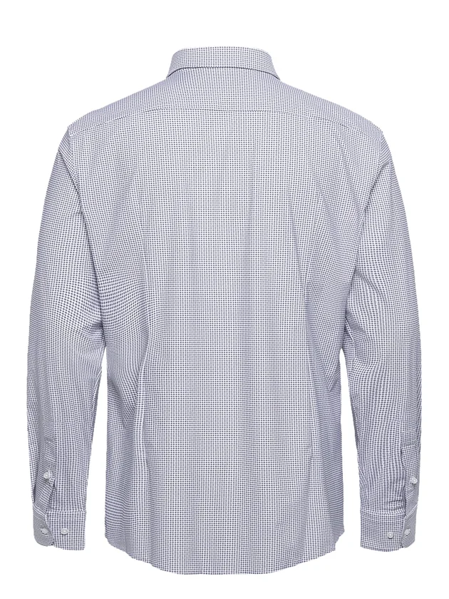 P-Hank Slim Fit Chemise Col Kent Poignets Boutonnés