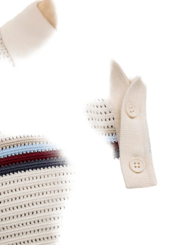 Jormaine Knit Stripe Polo Sn