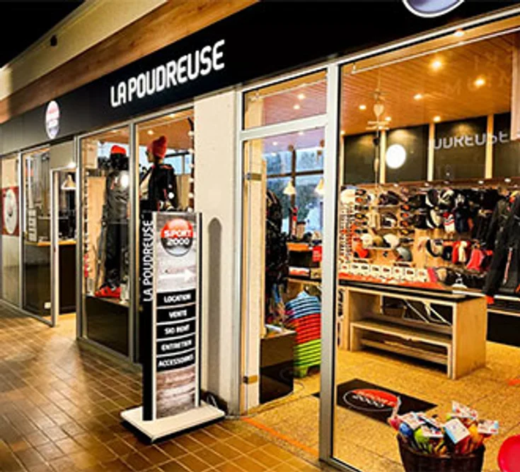 Extérieur du magasin SPORT 2000 LE CORBIER LA POUDREUSE