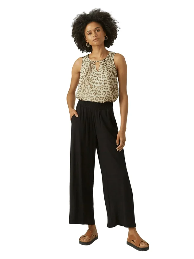 Vmmenny Hw Wide Pants Wvn Boo