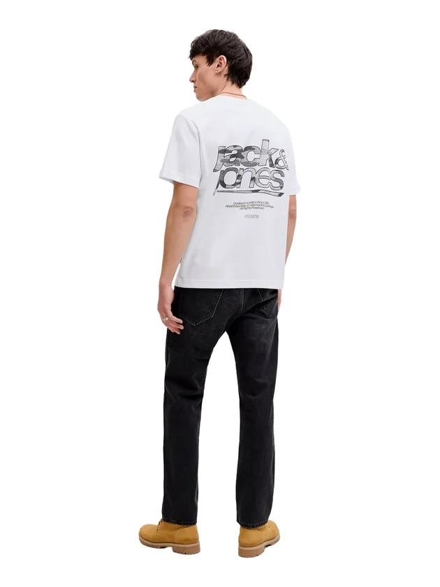 Jcobreeze Back Print Tee Ss Crew
