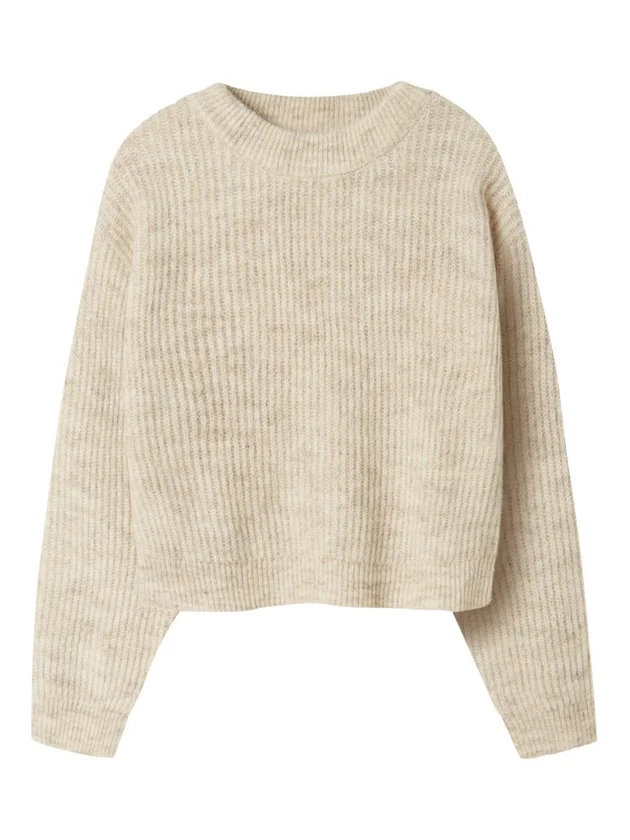 Holly LS Boxy Short Knit Noos
