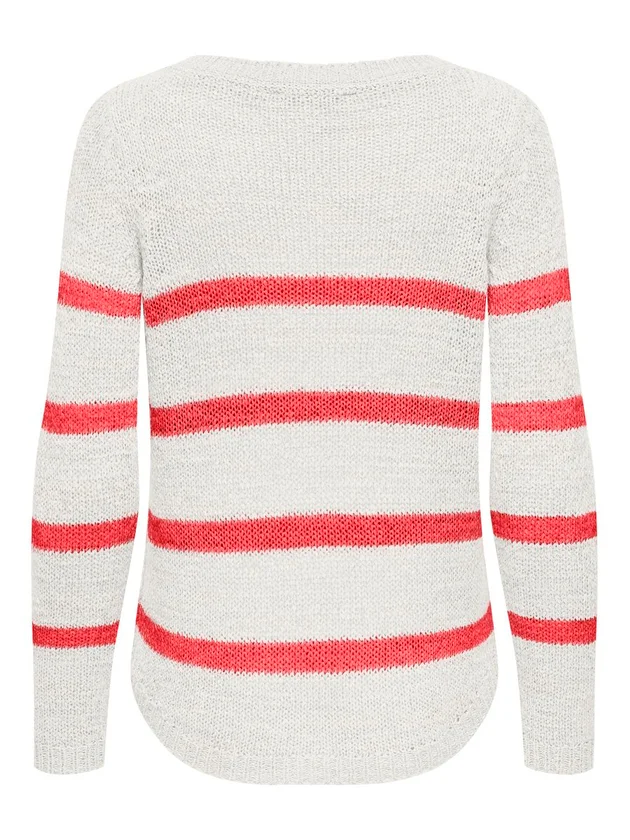 Geena Xo L S Pullover Knt Noos