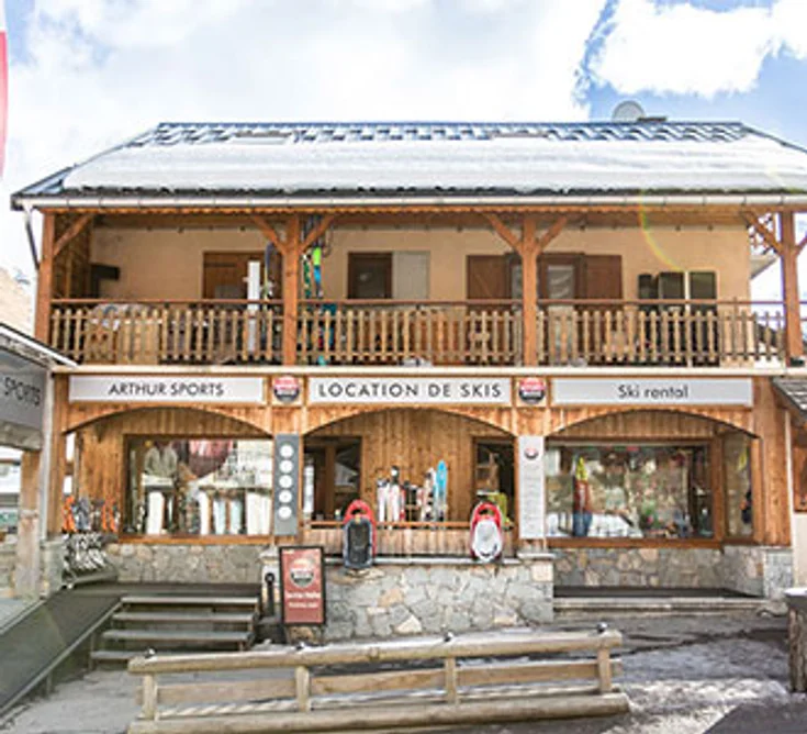 Extérieur du magasin SPORT 2000 SAINT SORLIN D'ARVES ARTHUR SPORTS