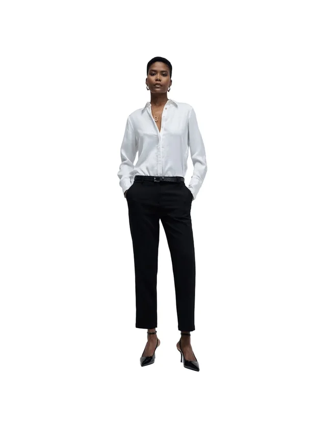 Basic High Waist Chino