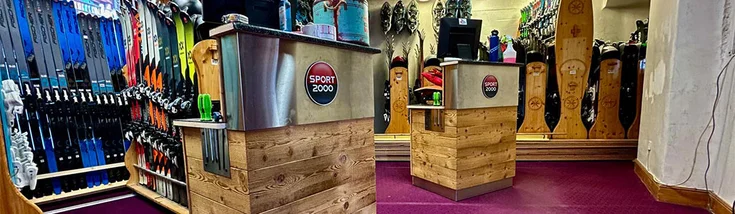 Intérieur du magasin SPORT 2000 CHAMPAGNY EN VANOISE BELVEDERE SPORTS